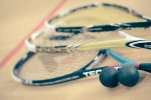 squash-racquets-on-court