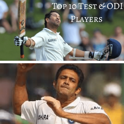 Top 10 Test & ODI Players-Sachin-and-Kumble
