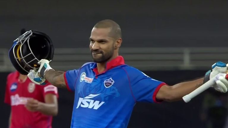 shikhar-dhawan-ipl 2020-2nd century